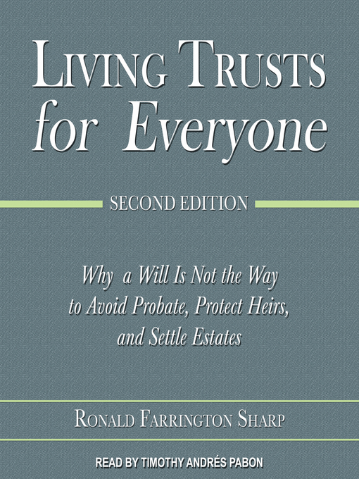 Title details for Living Trusts for Everyone by Ronald Farrington Sharp - Available